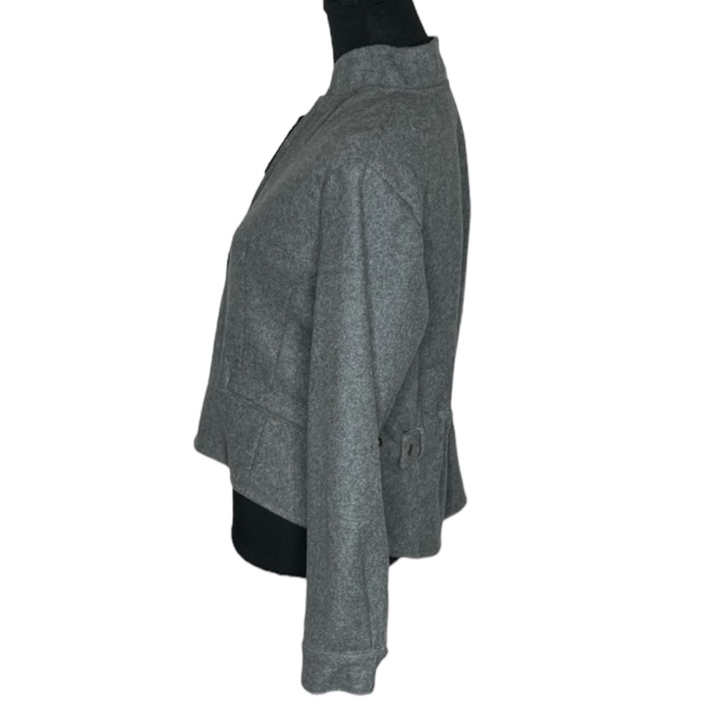 Schaefer Cassidy Gray Jacket Medium Wool Coat Hor… - image 3